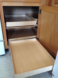 Custom Wood Pull Out Drawers for Kitchen Cabinets Slide Out Pantry Shelf Roll Out Storage Trays Wooden Cabinet Organizer Box - Product Image 4