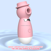 Vibrateur à succion clitoridienne, stimulateur à impulsions d'air, design discret, mini, mignon, kawaii, dessin animé, portable, BlueRabbit, vente en gros, OEM personnalisé
