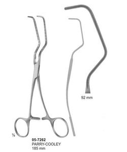 Pinza para Aorta Parry Cooley de 185 mm, Pinza Vascular Aórtica de Acero Inoxidable Quirúrgico, Reutilizable, OEM, ODM - Product Image 1