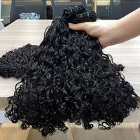 Extensions de cheveux humains Remy vietnamiens, bouclés romantiques, 100 % non traités, cuticules alignées, pour tissage capillaire