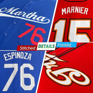 เสื้อเบสบอลแบบยูนิเซ็กซ์สั่งทำพิเศษ คุณภาพสูง ผลิตในปากีสถาน ระบายอากาศได้ดี โพลีเอสเตอร์ 100% แขนสั้น ทรงปกติ สีตามสั่ง - Product Image 6