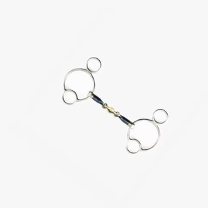 Bocado de caballo occidental de 5 pulgadas, tipo snaffle, cromado, resistente al óxido, con centro de cobre, para entrenamiento y control de caballos en equitación. - Product Image 6