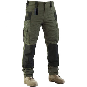 Pantalones Cargo de Lona de Algodón para Hombre, Cintura Media, Peso Medio, Transpirables, Ecológicos, con Cordón y Múltiples Bolsillos, Directo de Fábrica - Product Image 4