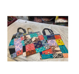 Boho jhola กระเป๋าสำหรับผู้หญิงกระเป๋าโยคะสะพายไหล่เปิดปิดได้มีที่จับสองข้างดีไซน์แฟชั่นงานเย็บปะ - Product Image 1