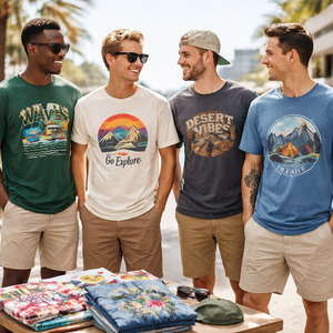 T-shirt pour homme 100 % coton personnalisé en gros - Fabricant et fournisseur OEM 320g Impression numérique Séchage rapide et respirant Logo personnalisé - Product Image 6