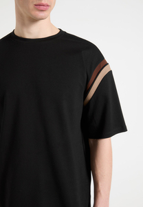 Camiseta de Verano Unisex de Moda con Bordado y Artesanía Elaborada, 230g, 100% Algodón Puro Peinado Compacto Siro Spun, Tejido de Punto, Corte Oversize - Product Image 3