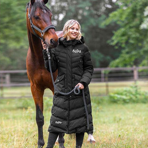 Ropa Ecuestre Personalizada Vintage de Invierno, Térmica, de Nailon, Impermeable, con Capucha, para Mujer, Manga Larga y Leggings - Product Image 5