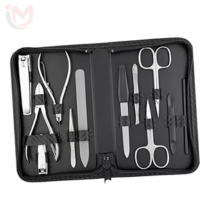 High Quality 3 in 1 Durable Adult Grooming Kits <b>Nail</b> Care Kit Scissors Metal Case Manicure Pedicure <b>Set</b> Perfect Gift <b>Set</b> - Product Image 1