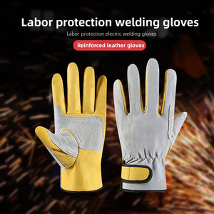 Meilleures ventes : Gants de conduite en cuir de vachette pleine fleur et cuir d'agneau, élégants, respirants, pour usage quotidien et professionnel, grandes tailles - Product Image 2