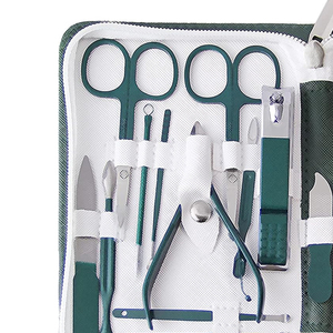 Premium Professional Stainless Steel <b>Nail</b> Care <b>Kit</b> Manicure Pedicure Set Durable Grooming Tools Customized Color Wholesale Offer - Product Image 4