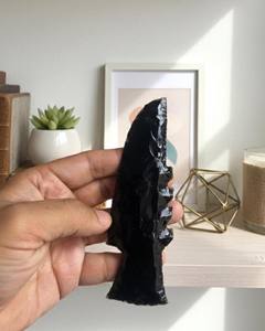 Artículo Decorativo de Obsidiana Negra Natural – Adorno de Cristal Tallado a Mano para Sala de Estar, Oficina y Meditación |   Proveedor Mayorista - Product Image 2