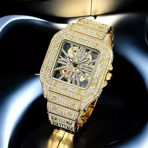 Reloj Analógico de Cuarzo Hip Hop Antiguo de la Mejor Calidad, Edición Limitada, Esqueleto, Elegancia Atemporal, Encanto, Acero Inoxidable, Deportivo - Product Image 3