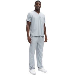 Tenue de travail pour hommes, uniforme de clinique, coton premium, doux, respirant, léger, vêtements de travail pour le personnel médical des hôpitaux, personnalisable, OEM, marque privée - Product Image 1