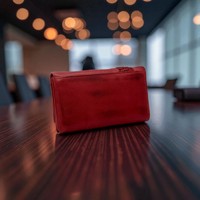 Dompet Panjang Wanita Kulit Asli Dengan Penutup Lipat Anyaman Tangan Gaya Minimalis Untuk Penggunaan Sehari-hari