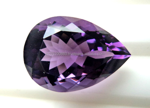 Hot Sale Natural Pear Amethyst 12*16MM Pear Shaped at Wholesale Faceted Cutting Purple Color Loose Gemstones for Jewelry Making - Product Image 3