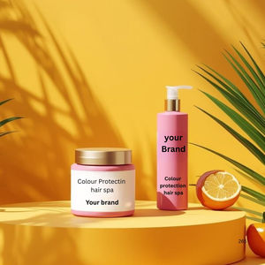 Soin capillaire protecteur de couleur pour cheveux colorés, formule de conditionnement en profondeur, service OEM ODM, marque privée, crème capillaire pour usage en salon - Product Image 2