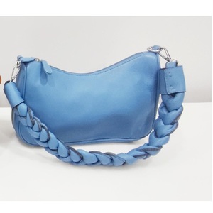 Premium Lady Genuine Leather Waterproof Travel Handbag <b>Shoulder</b> Clutch Zipper Single <b>Strap</b> Polyester Lining Customized Size - Product Image 1