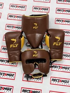 Kit Completo de Equipamiento de Combate Fly: Guantes de Boxeo, Protector de Cabeza, Protección para Piernas, Entrenamiento de MMA, Kickboxing, Fitness, Equipo Deportivo Profesional de Fábrica - Product Image 3