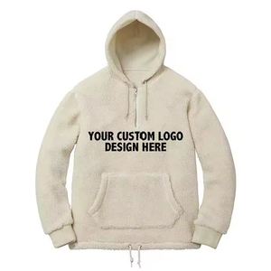 Sweat-shirt à capuche en molleton vert avec logo personnalisé, coupe classique décontractée pour homme, tricoté, couleur unie, imprimé sur le devant, hiver 2027 - Product Image 2