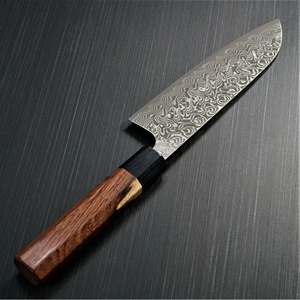 Ahmad Fabric Custom Handmade 13-Inch Damascus Steel Chef <b>Knife</b> with Leather Sheath Beautiful Handle Customizable Supported - Product Image 2