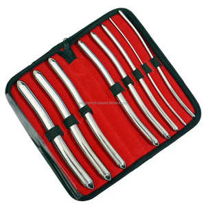 Top Trending Premium Manual Dilatador uterino Set de instrumentos Hegar de longitud regular para uso ginecológico y venta al por mayor - Product Image 1