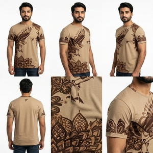 Camiseta Informal Moderna, Tejido de Primera Calidad, Transpirable, Cómoda para Uso Diario, Prenda Unisex Elegante - Product Image 4