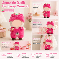   Tenues de poupée à porter, figurines en boîte mystère, ensembles décontractés mignons, tissu de haute qualité, unisexe, DIY