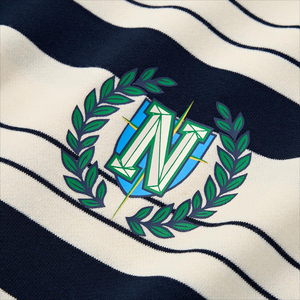 เสื้อโปโลแขนยาวลายทางสีเขียวแบบกำหนดเองราคาขายส่งสำหรับผู้ชาย เสื้อโปโลคุณภาพสูงสำหรับใส่ลำลองแบบคัลเลอร์บล็อกสำหรับผู้ชาย - Product Image 4