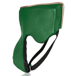 Protège-aine de boxe bicolore personnalisé de haute qualité Nouveau design Protecteur d'aine en cuir véritable pour hommes et femmes pour usage MMA - Product Image 2