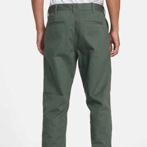 Pantalones Chinos para Hombre, Cintura Alta, Corte Recto, Cómodos, de Algodón Suave, para un Estilo Urbano Informal - Product Image 3
