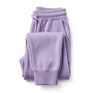 <b>Men</b> Light Purple Jogger Sweatpants Elastic Waist Drawstring Cuffed Ankle Casual <b>Lounge</b> Pants Custom Logo Wholesale Manufacturer - Product Image 4