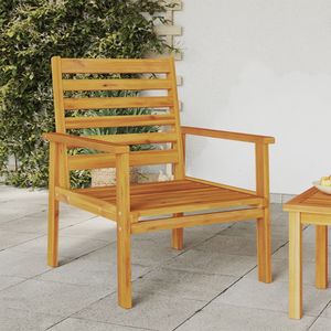 Fauteuil en bois d'acacia massif, mobilier de patio durable avec finition bois naturel standard - Product Image 3