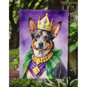 Ganado australiano perro rey Mardi Gras Multicolor jardín bandera decorativa buzón Patio Banner para patio césped ilustraciones para flor - Product Image 3