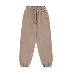 2026 New Arrival Custom Sweat Pants Trousers 100% Cotton Washed <b>Oversized</b> Sweatpants Baggy Wide Leg Sweat <b>Jogger</b> with Oem - Product Image 1