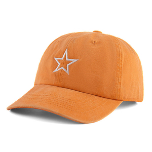 Casquette de baseball unisexe ajustable en coton lavé avec broderie étoile, 6 panneaux, style Dad Cap, qualité supérieure - Product Image 3