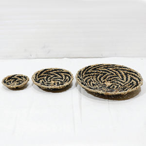 Handmade Seagrass Woven Spiral <b>Boho</b> <b>Wall</b> <b>Hanging</b> Decor Set For Home & Resort - Product Image 3