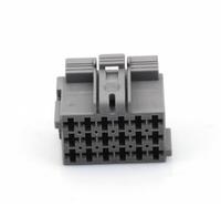 Conector Rápido Hembra Gris de 18 Pines 1-967624-1, Conector para Arnés de Cableado Automotriz 181YA con Arnés de Cableado