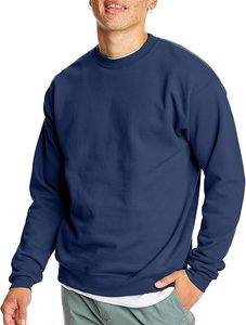 Sudadera Lisa de Alta Calidad para Hombre, Cuello Redondo, Tejido Grueso, Venta al por Mayor a Precio Económico - Product Image 4