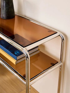 Base de Consola de Acero Contemporánea de Lujo, Elegante para Recibidor, Entrada, Dormitorio, Sala de Estar, Decoración, Colección de Muebles Premium - Product Image 3
