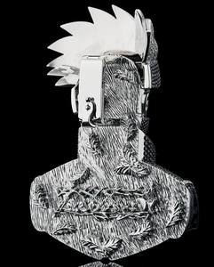 จี้การ์ตูนโจ๊กเกอร์ขนาดใหญ่ 3A คุณภาพพรีเมียม ดีไซน์ทันสมัย เงินแท้ 925 ชุบโรเดียม ทอง 14K ประดับโมอิสซาไนต์ สำหรับฮิปฮอปแบบ Iced พร้อมใบรับรอง - Product Image 2