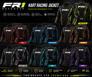 Custom Kart <b>Racing</b> <b>Jacket</b> Sublimated Motorsport <b>Jacket</b> OEM Logo FR1 - Product Image 4