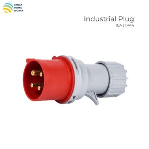 ปลั๊กอุตสาหกรรมคุณภาพสูง 16A 3 เฟส 380-415V IP44 3P+E 6h CEE ขั้วต่อไฟฟ้า LX-014N - Product Image 1