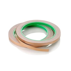 TECHINSTRO Copper Foil Conductive Tape 12 mm x 15 m with Conductive Adhesive for EMI Shielding PCB Repair Grounding CFT-0012 - Product Image 1