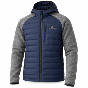 Chaqueta Híbrida de Invierno 2026 para Hombre, Estilo Urbano, con Cierre, Corte Ajustado, Ligera, Acolchada, Cuello Alto, Resistente al Viento, Ecológica y de Alta Calidad - Product Image 2