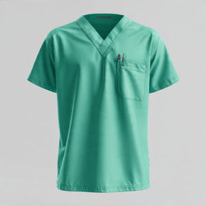 Tenues médicales Blouses d'infirmière Hauts de blouse d'hôpital en tricot respirant pour médecins et infirmières - Product Image 3