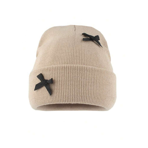 Wholesale Rate Jacquard Top Customized Sized Solid Knitted <b>Hat</b> Babies Animal Image Design Embroidery Logo Sports Business - Product Image 3