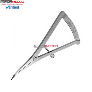 Calibrador Angulado de 4.5 Pulgadas de Largo para Mapeo Óseo, Instrumento de Medición de 0-40mm con Escala de Precisión para Implantes Dentales, Quirúrgicos y de Ortodoncia - Product Image 4