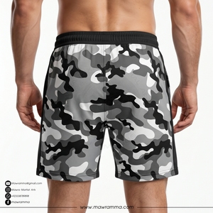 Pantalones Cortos MAWRA MMA con Estampado de Camuflaje, Secado Rápido, Unisex, para Adultos, Ropa de Artes Marciales Mixtas, Corte Regular, Impresión por Sublimación - Product Image 2