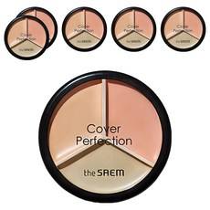 Descuento en la Crema Correctora Triple Pot Cover Perfection de Saem, 13.5g, 01 Beige Correcto, 6 Unidades - Product Image 1