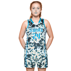 Uniformes de Baloncesto Personalizados para Mujer, Uniformes de Baloncesto Profesionales Transpirables de Secado Rápido para Entrenamiento en Equipo, Deportivos de Alta Elasticidad - Product Image 5